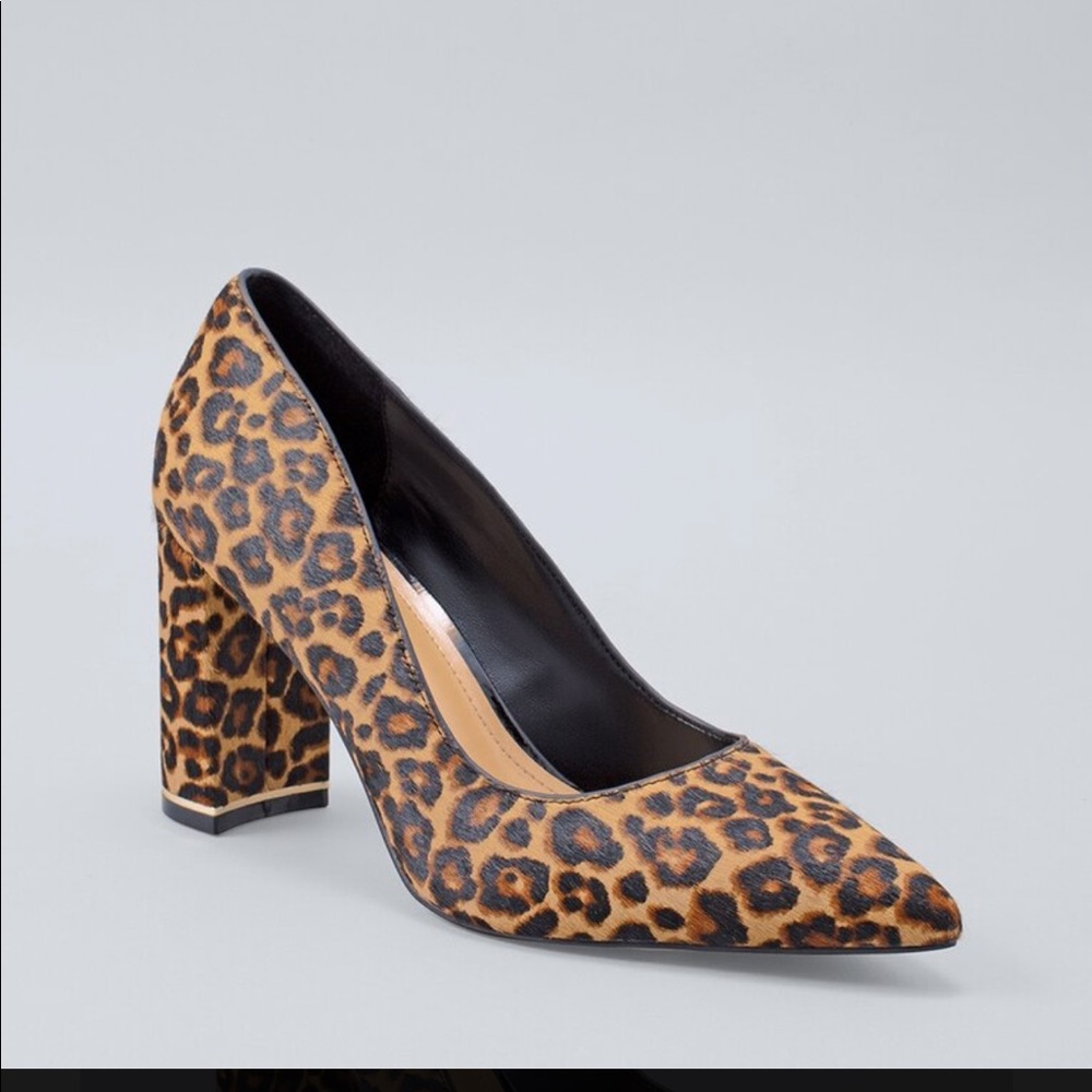 LEOPARD CALF HAIR PUMPS, WHITE HOUSE BLACK MARKET